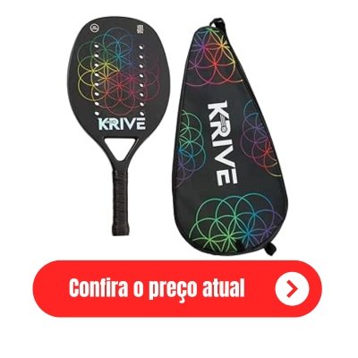 Raquete de Beach Tennis Krive Full Carbono Face Carbono 3K