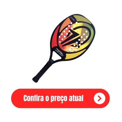 Raquete Beach Tennis Total Fun 100% Carbono